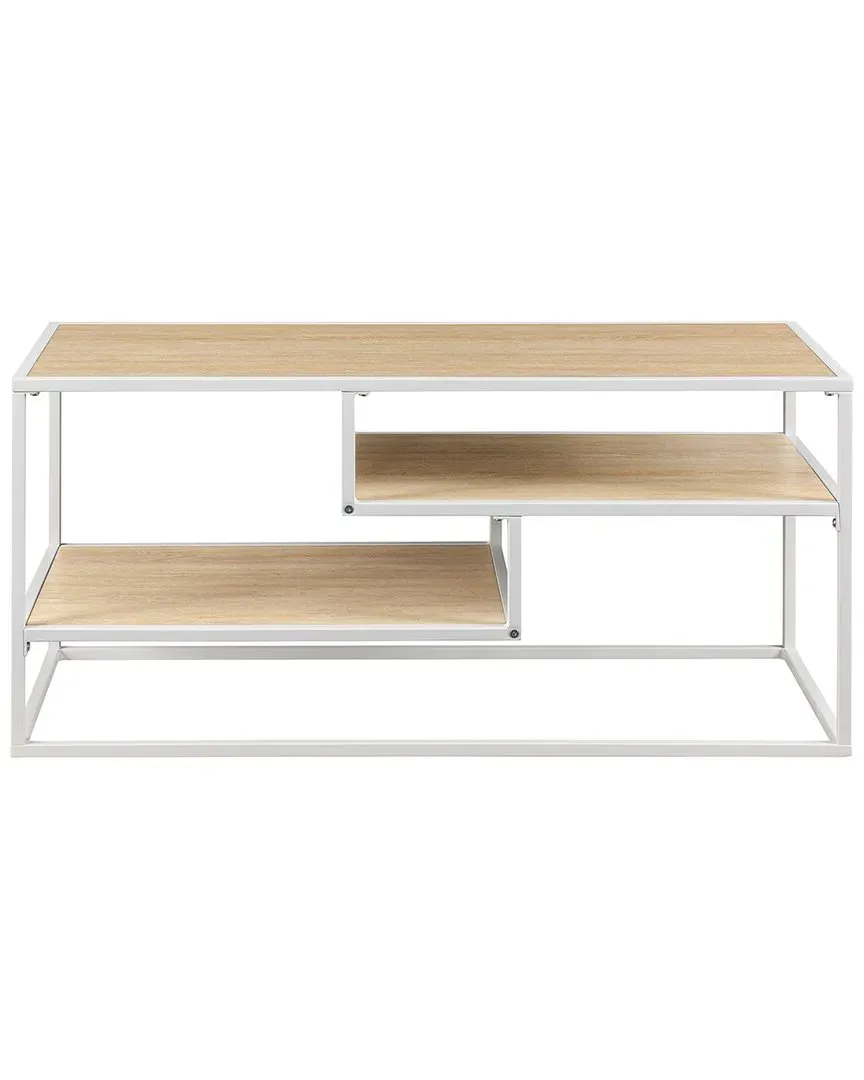 Floating Shelf TV Stand For TVs Up To 43in - Coastal Oak