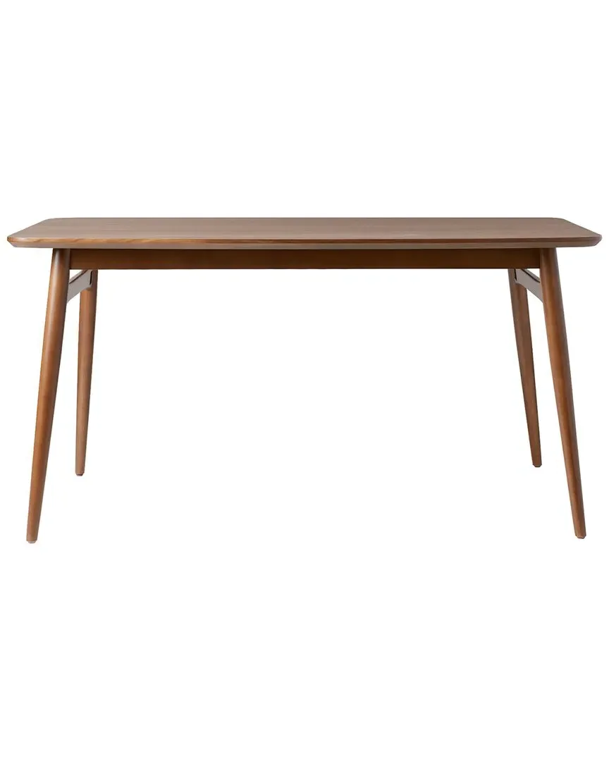 Mid-Century 59in Dining Table with Tapered Legs - Walnut