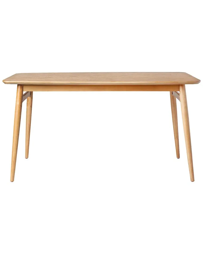 Taberu Mid-Century 59in Dining Table with Tapered Legs - Ash image