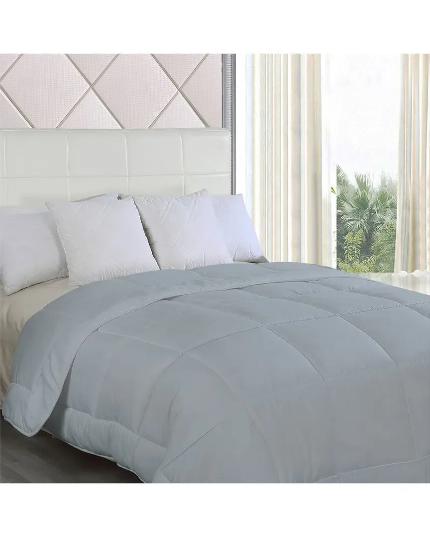 Goose Down Alternative Comforter - Silver, Microfiber
