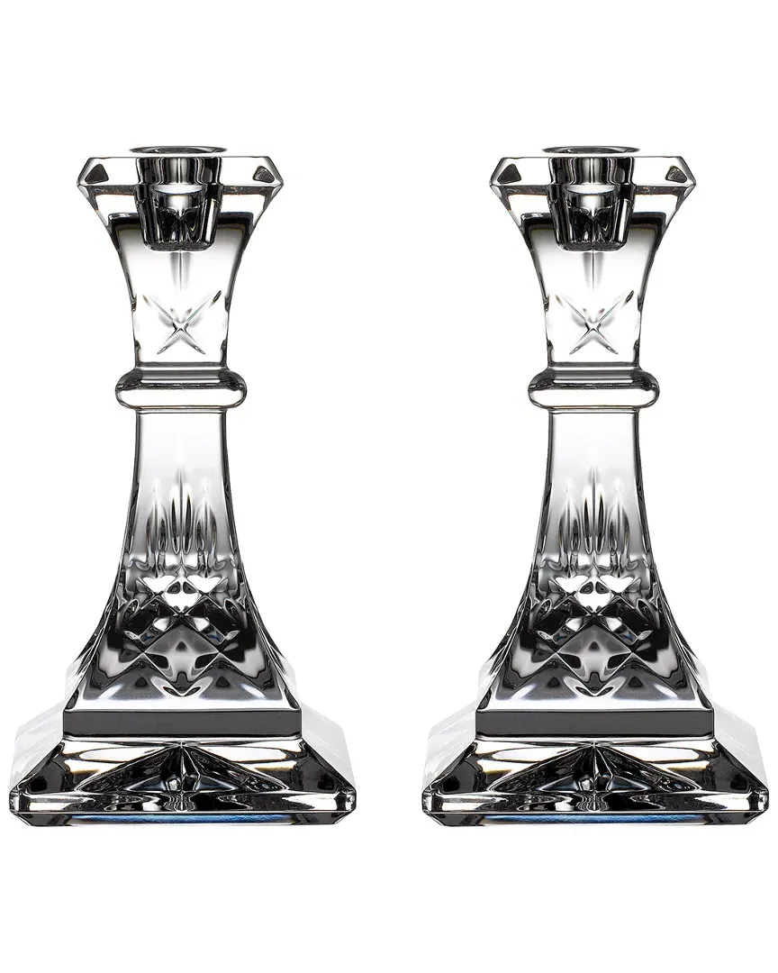 Lismore Set of 2 Candlesticks - Crystal