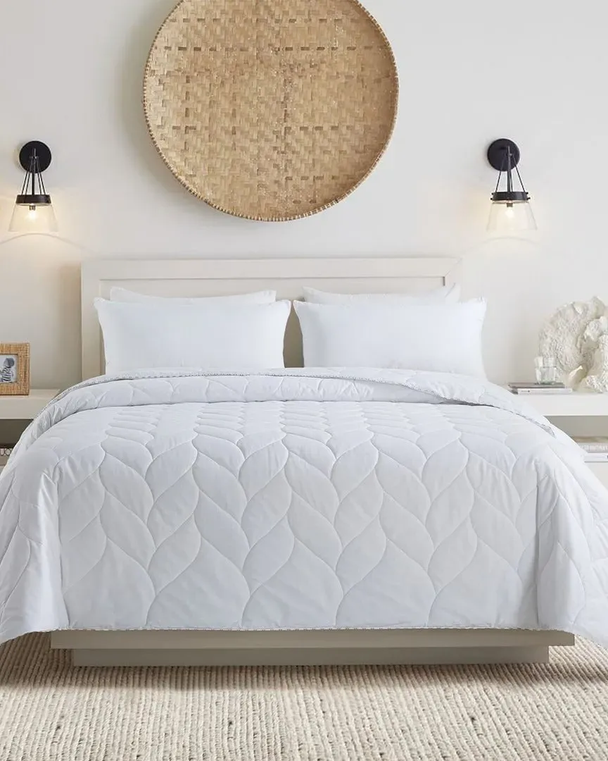 Antimicrobial Down Alternative Blanket - White, Cotton image