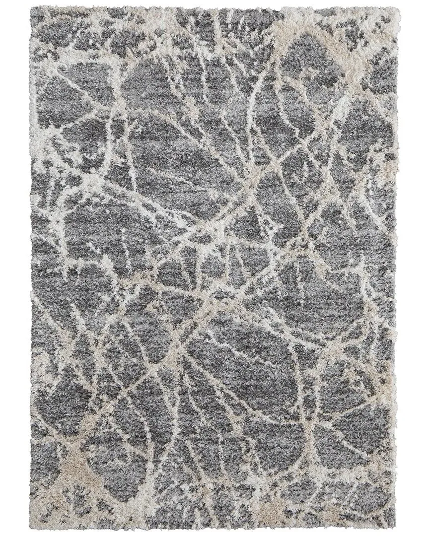 Caide Abstract Accent Rug - Gray, Polyester image