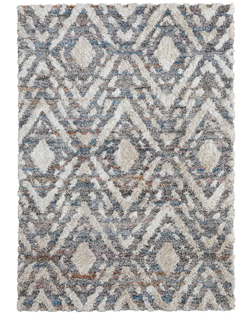 Caide Diamond Accent Rug - Ivory, Polyester