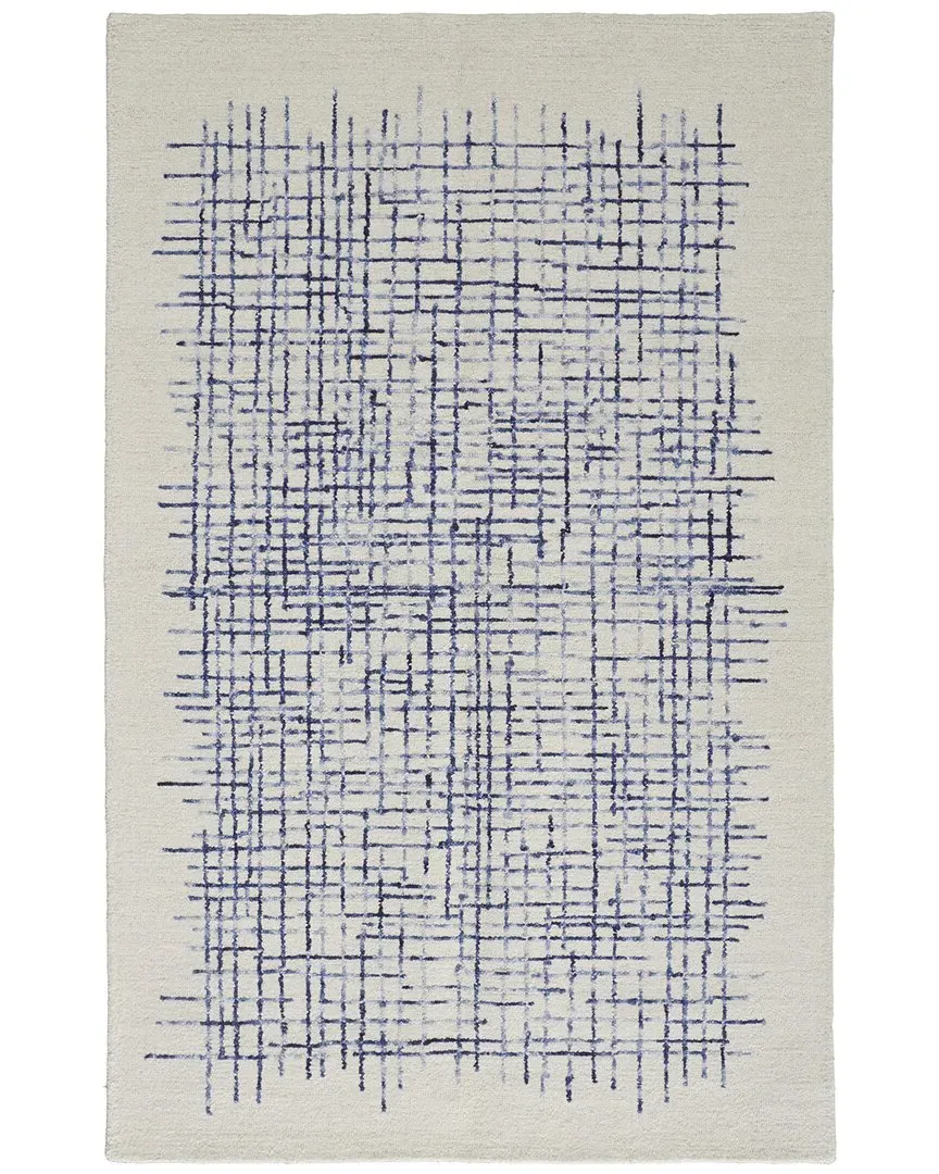 Carrick Abstract Accent Rug - Ivory, Wool