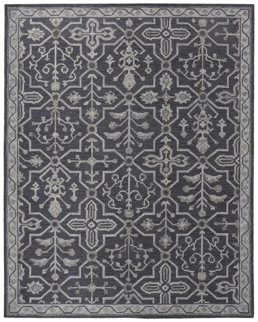 Faris Oriental Accent Rug - Blue, Wool