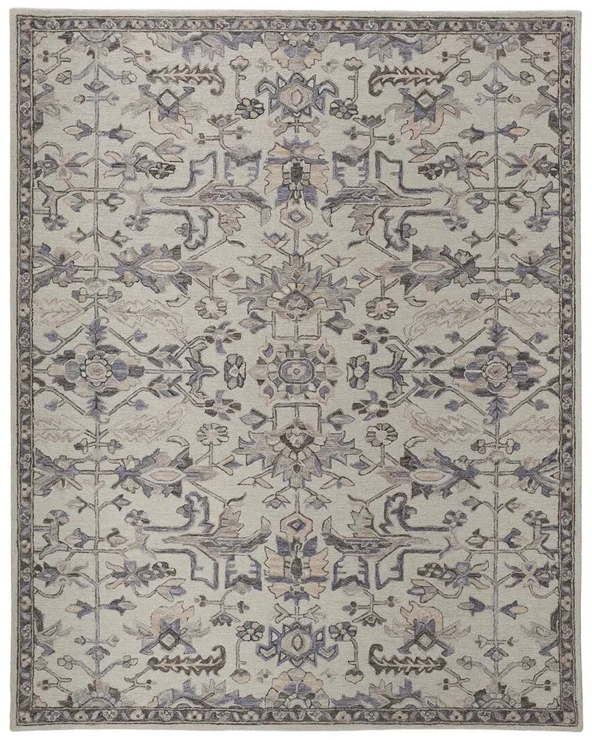 Faris Oriental Accent Rug - Ivory, Wool image