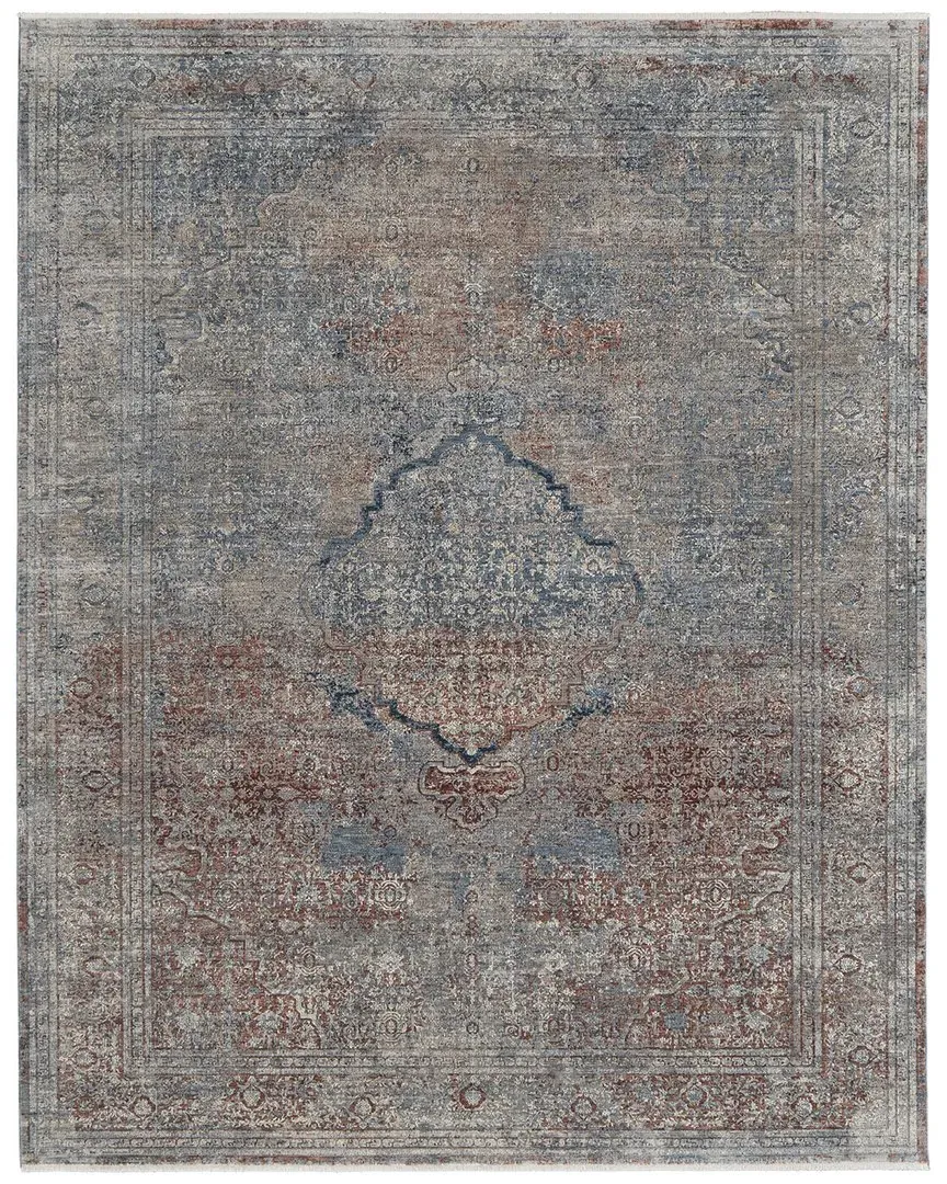 Gilford Medallion Accent Rug - Blue