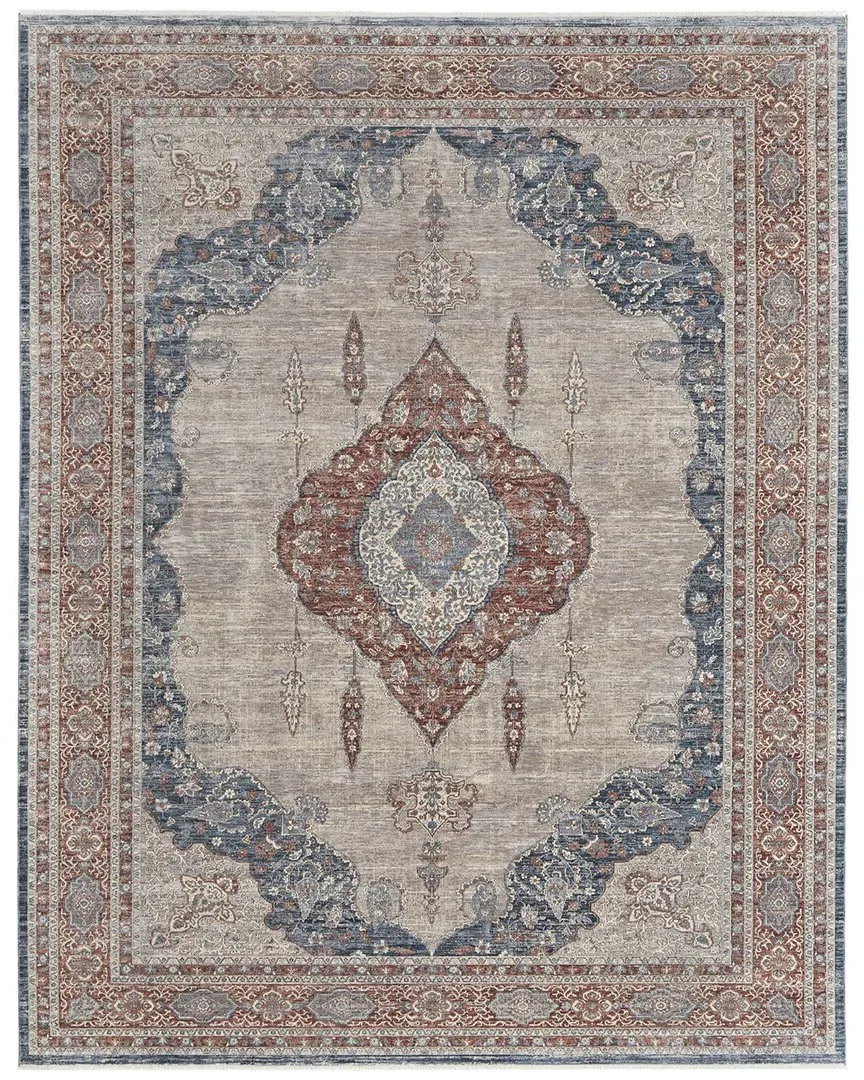 Gilford Medallion Accent Rug - Gray