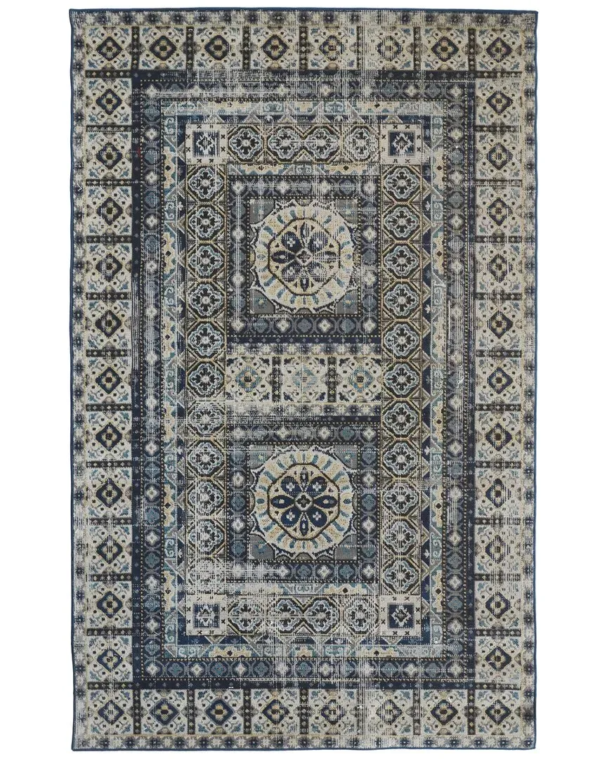 Kezia Medallion Accent Rug - Ivory image
