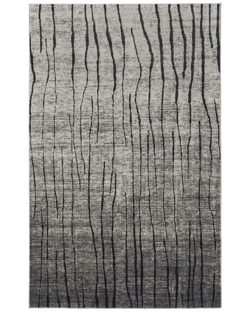 Kiba Abstract Accent Rug - Grey, Polypropylene image