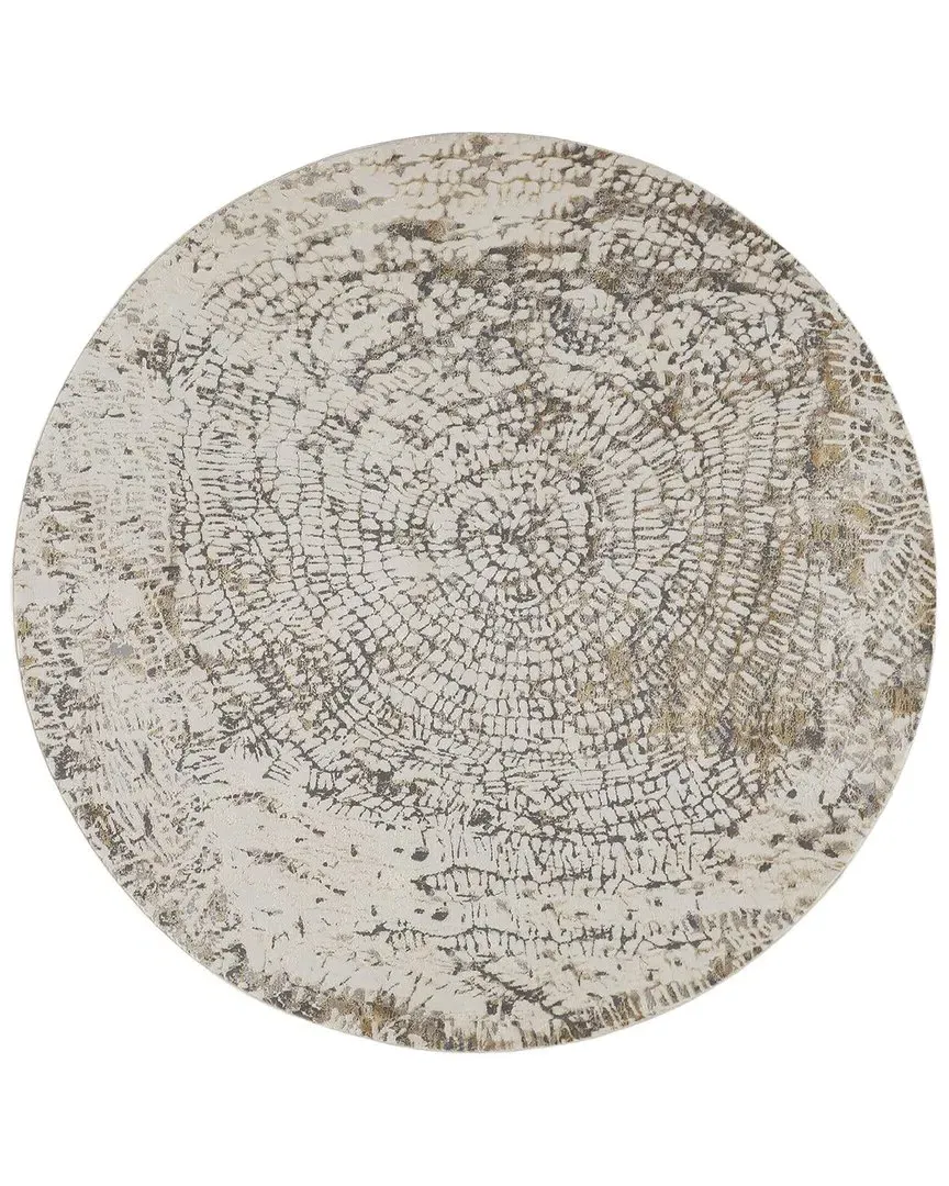Parker Abstract Accent Rug - Ivory, Viscose image