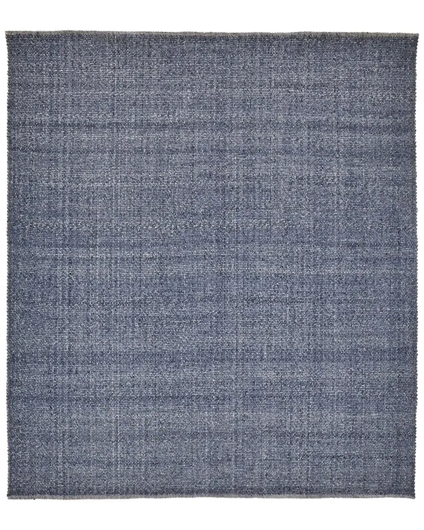 Siona Solid Area Rug - Blue, Polyester image