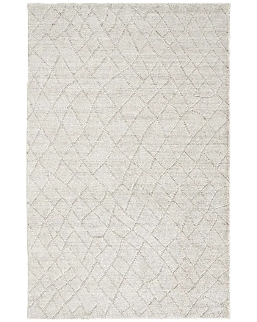 Tatem Accent Rug - Ivory, Viscose Wool