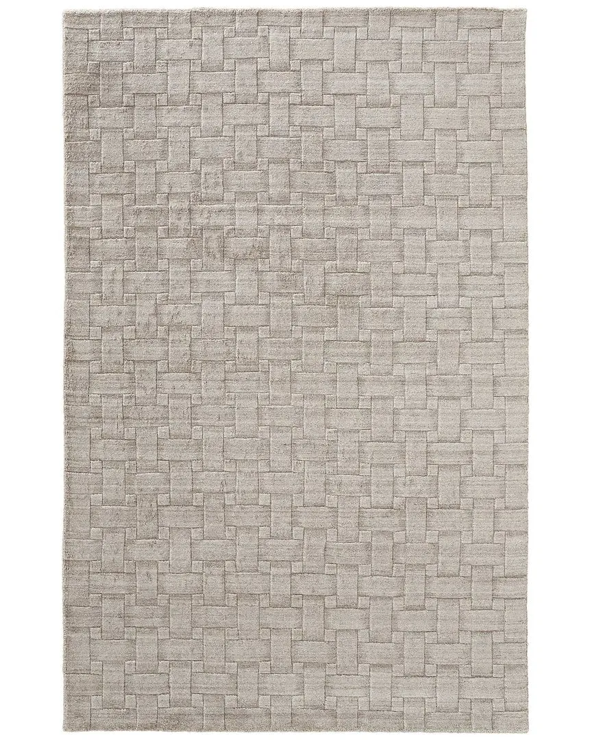 Tatem Accent Rug - Ivory, Viscose Wool