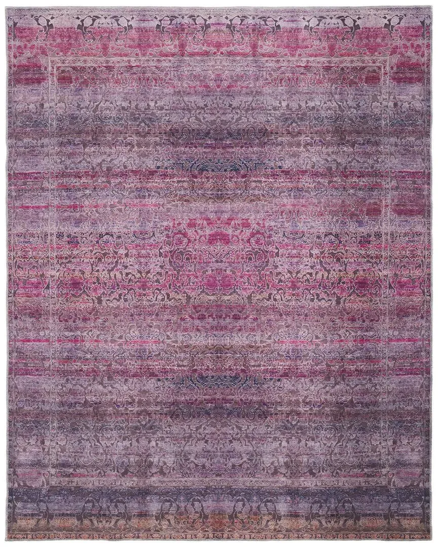 Welch Distressed Accent Rug - Pink, Polyester image