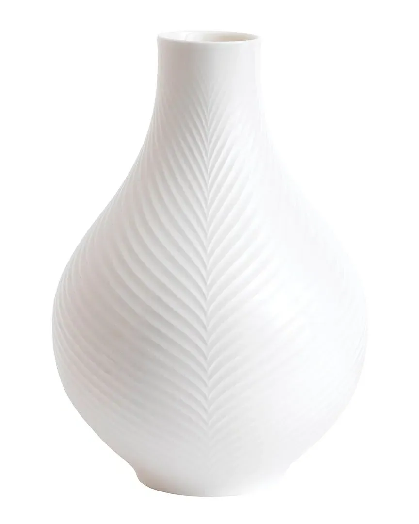 Folia Bulb Vase - White image