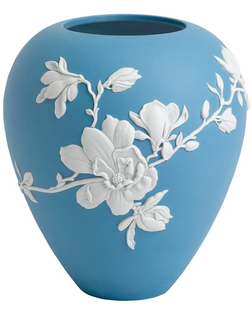 Magnolia Blossom Vase - Blue
