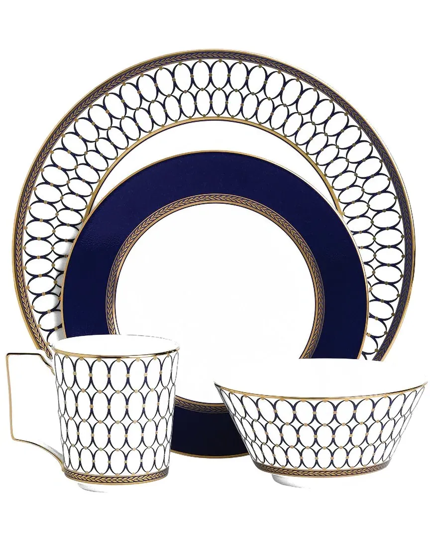 Renaissance 4-Piece Dining Set - Blue