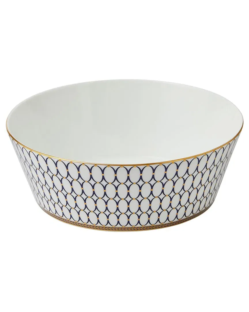 Renaissance Gold 10In Serving Bowl - Blue image