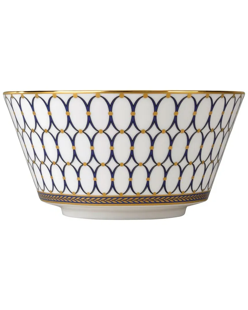Renaissance Gold Cereal Bowl - Blue image