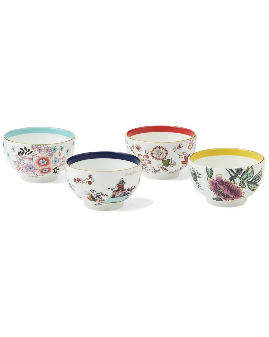 Wonderlust Set of 4 Tea Bowls - Bone China image