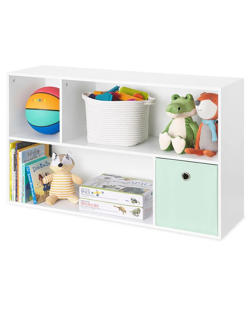 4-Section Storage Organizer - White, Laminated Wood image