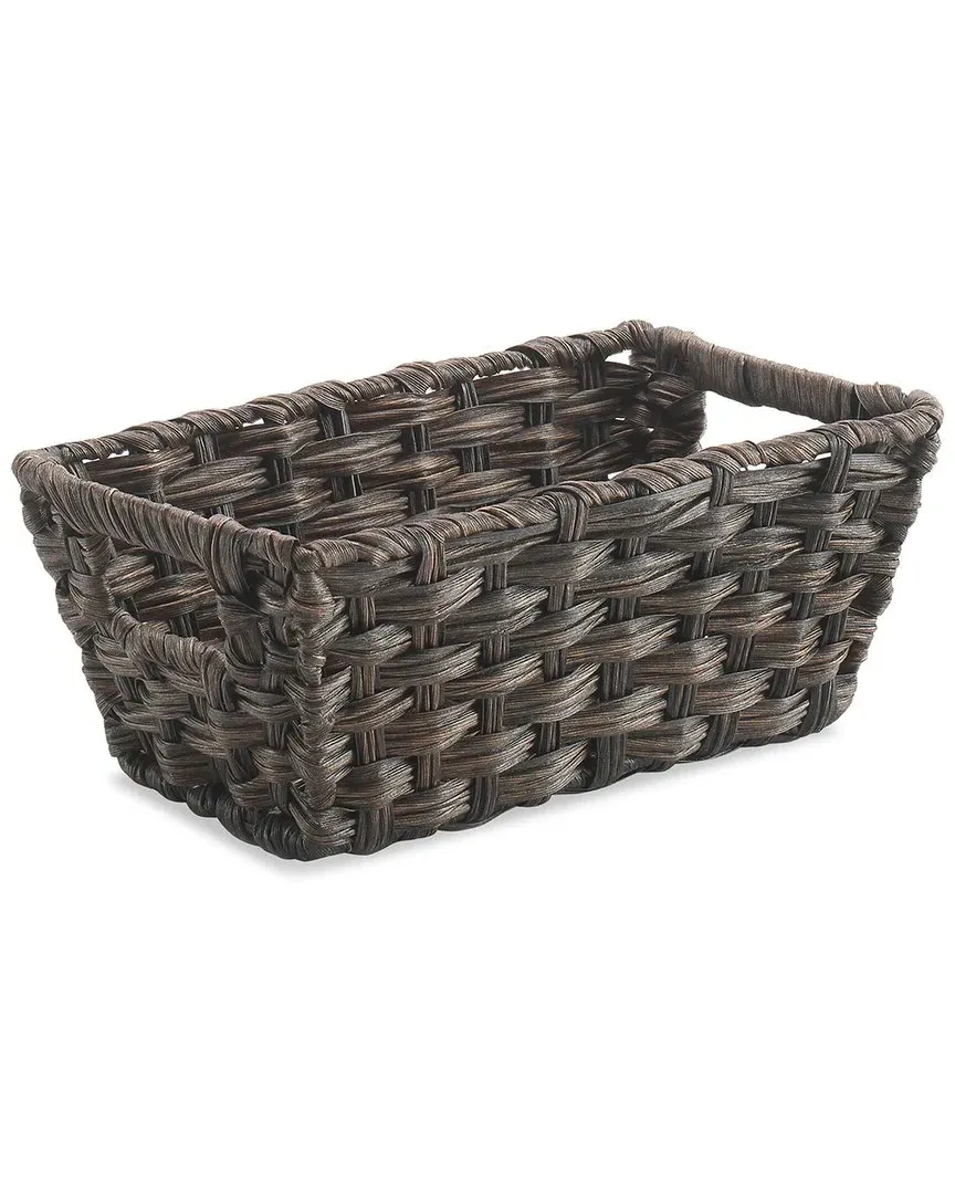 Set of 6 Split Rattique Storage Baskets - Driftwood image