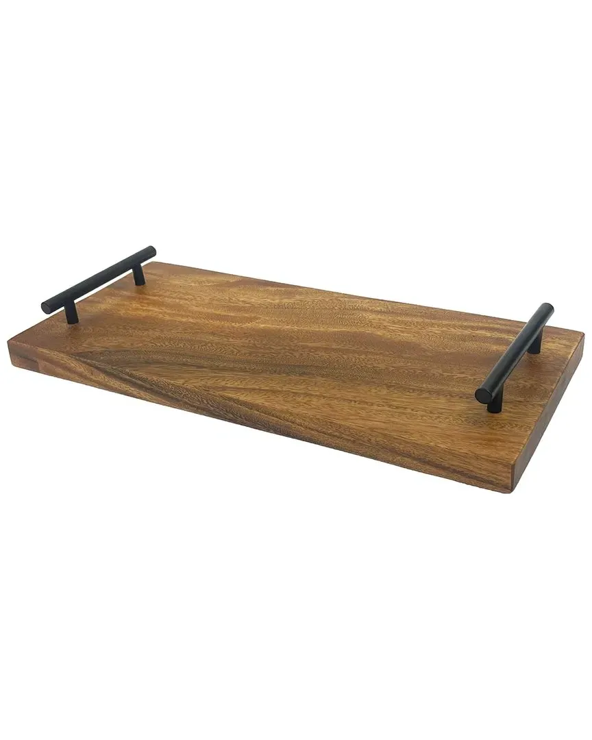 16in Serving Tray with Handles - Natural, Acacia Wood image