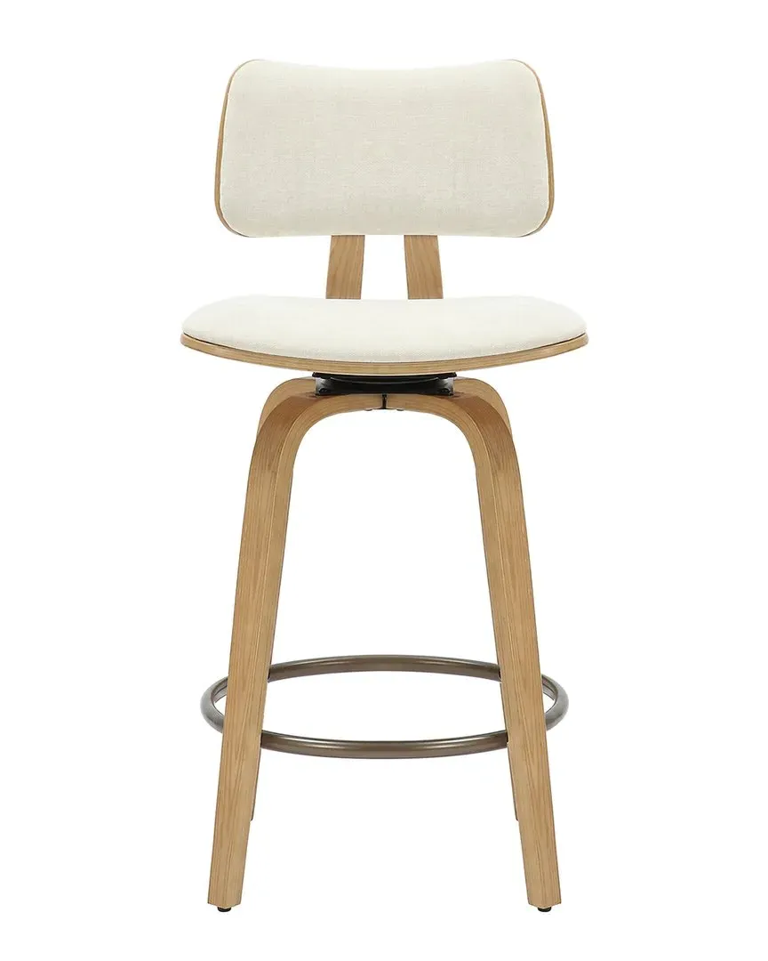 Counter Stool with Swivel - Beige, Bentwood image
