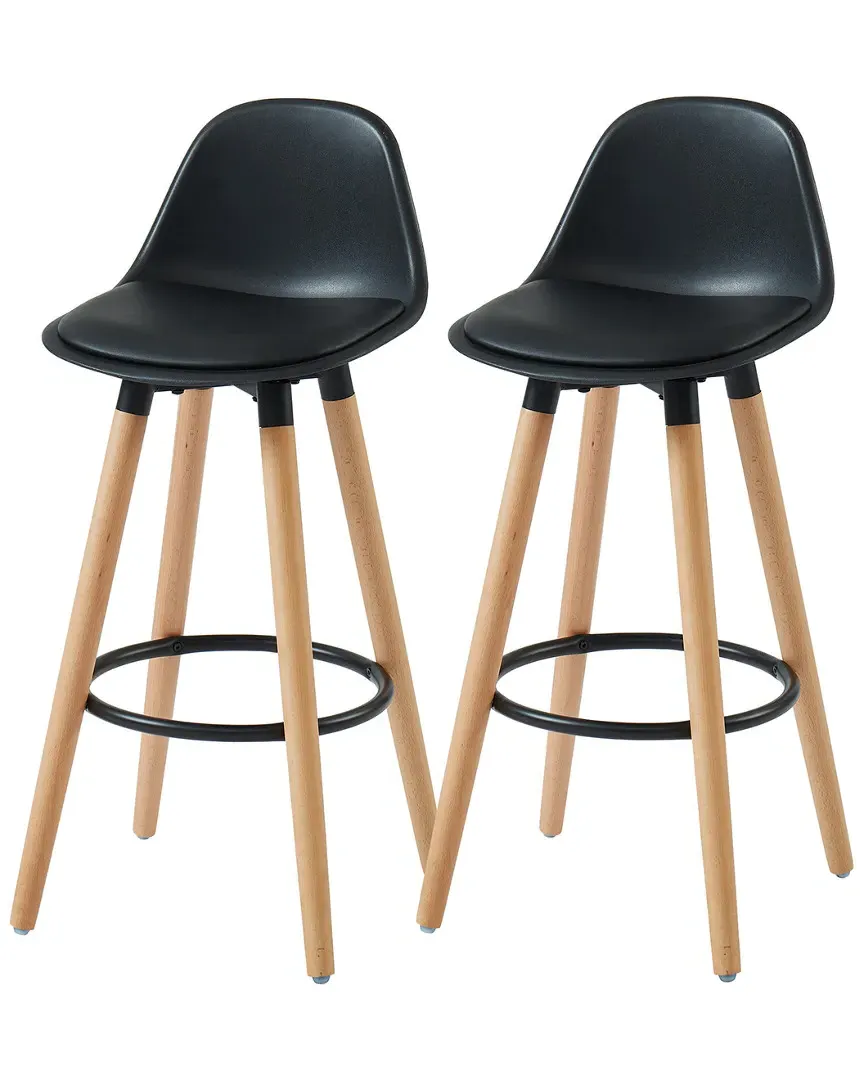 Diablo Set of 2 Counter Stools - Black image