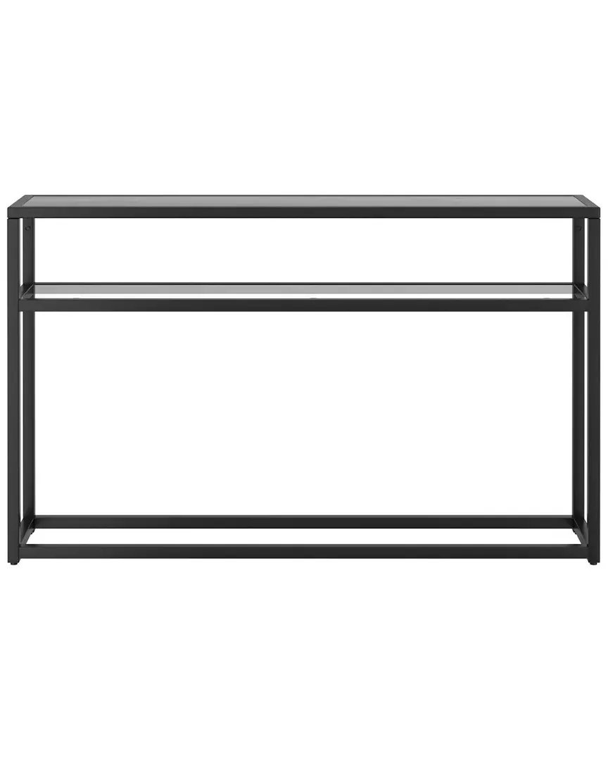 !nspire 2-Tier Console Table - Black, Glass image