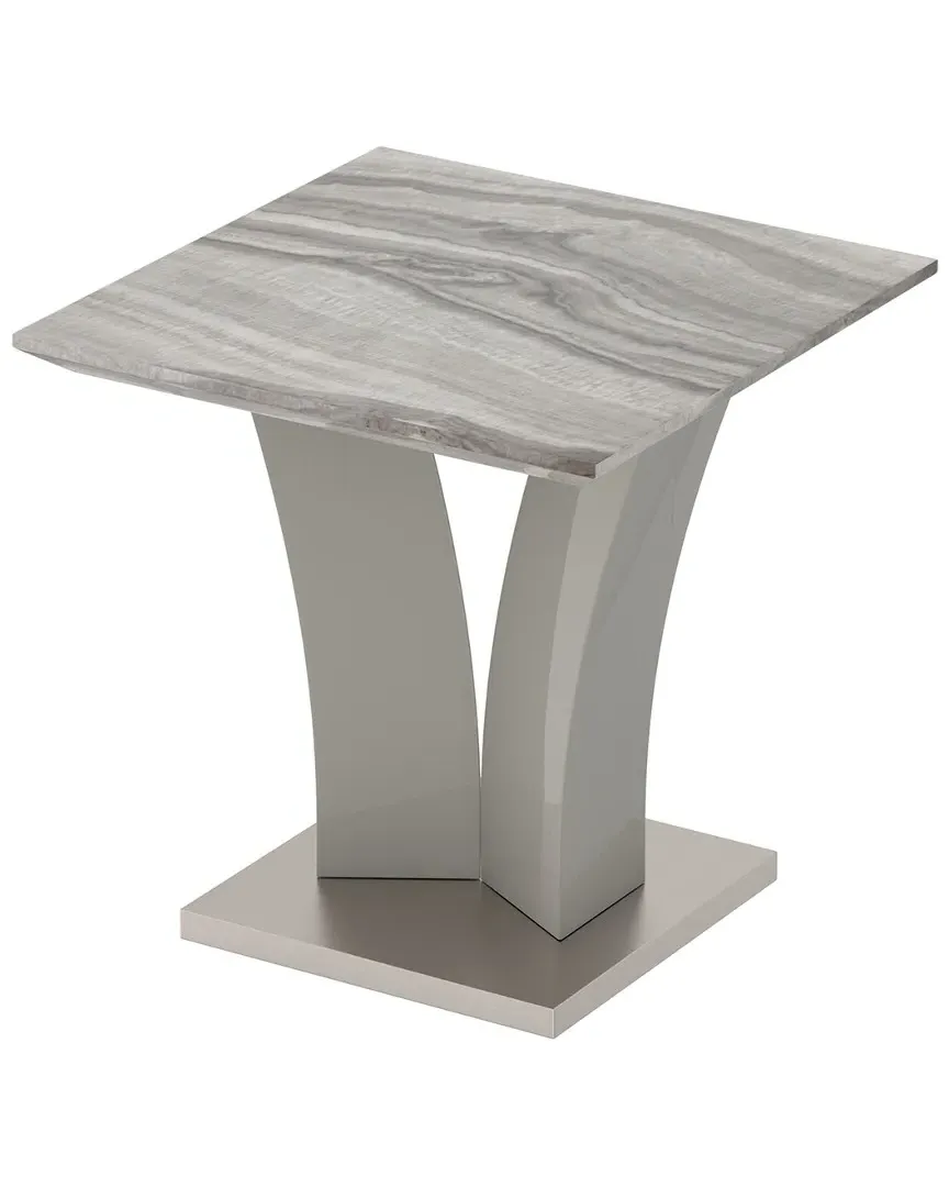 !nspire Accent Table - Grey, Faux Marble image