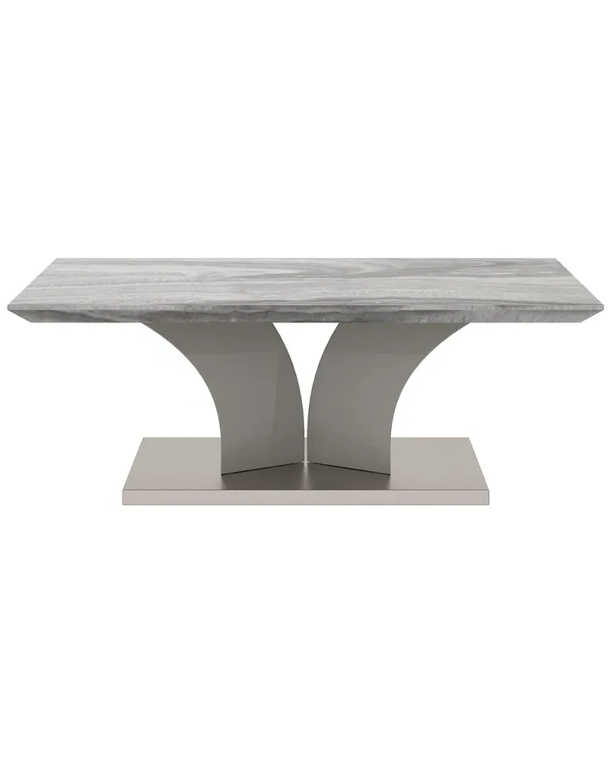 !nspire Coffee Table - Grey, Faux Marble