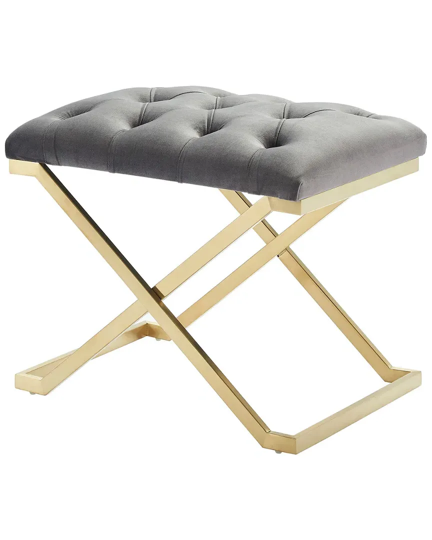 Rada Single Bench - Grey, Fabric