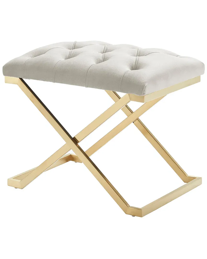 Rada Single Bench - Ivory, Fabric