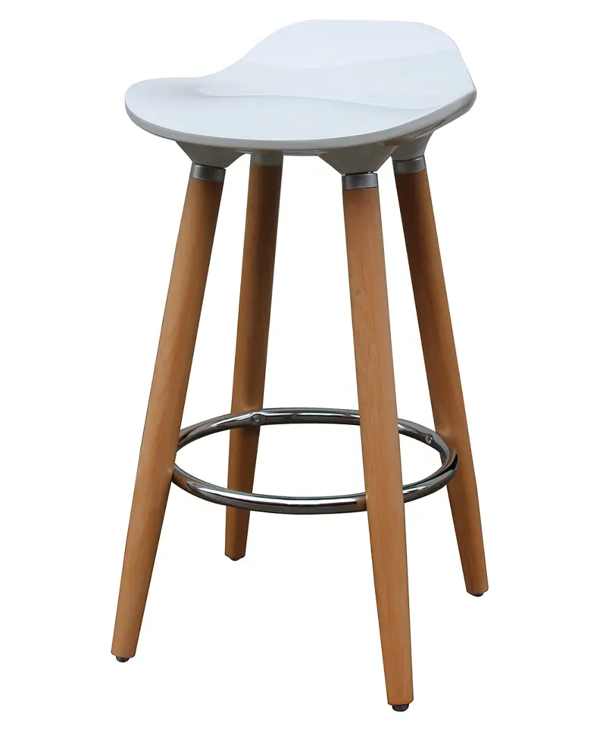 Trex Set of 2 Counter Stools - White, ABS Plastic image