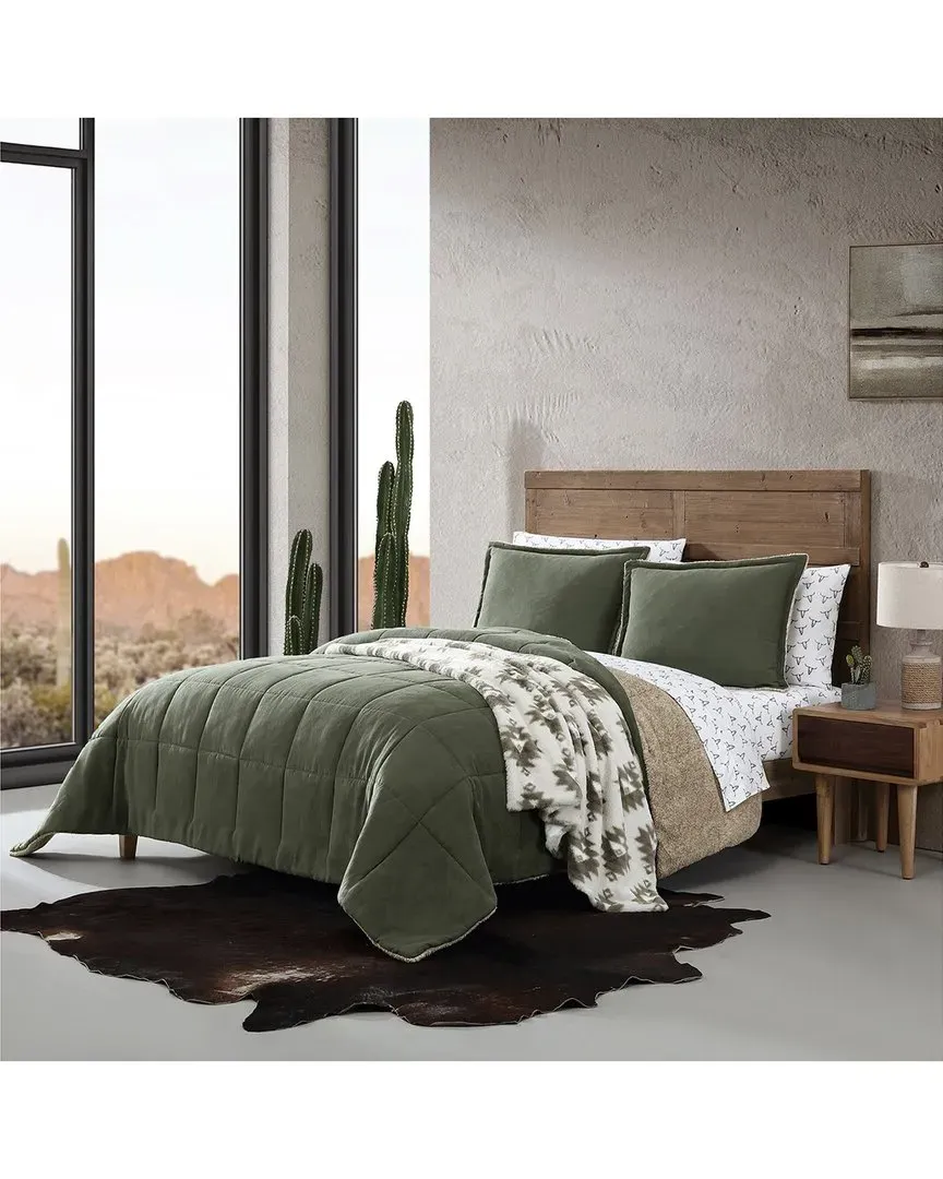 Legendary King Size Comforter Set - Green image