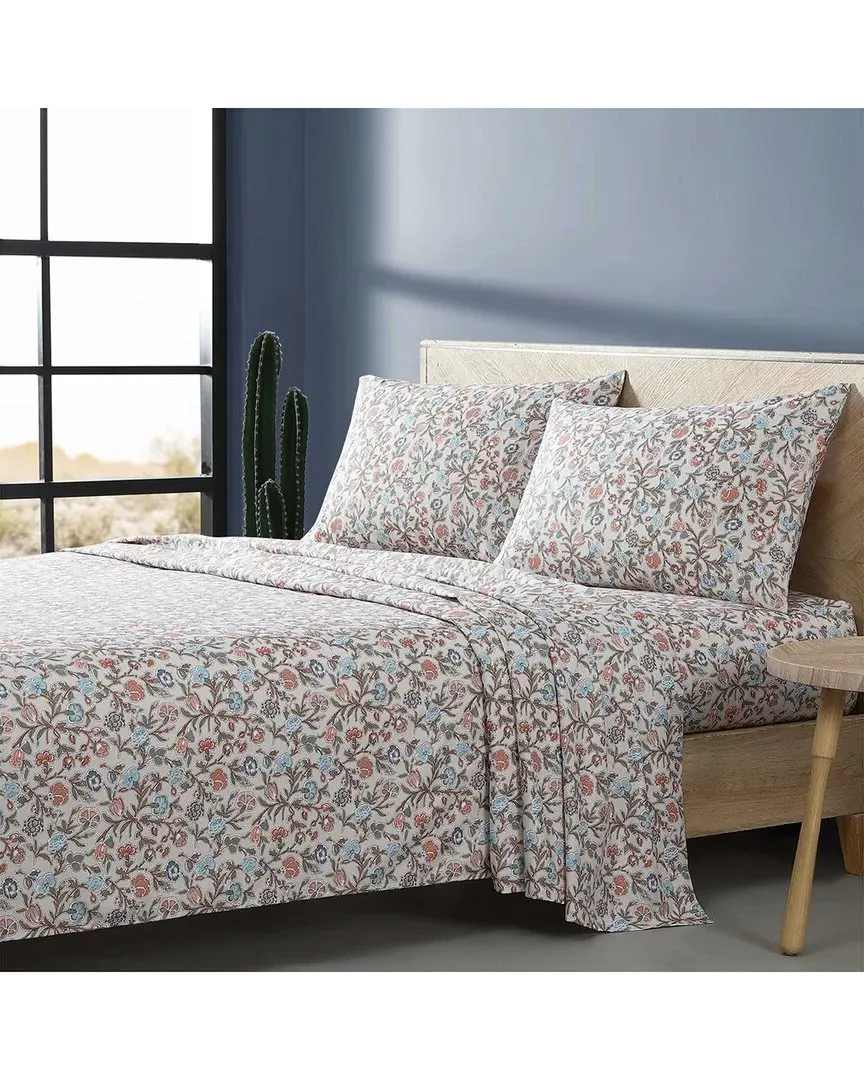 Westward Floral Sheet Set - Beige, Polyester