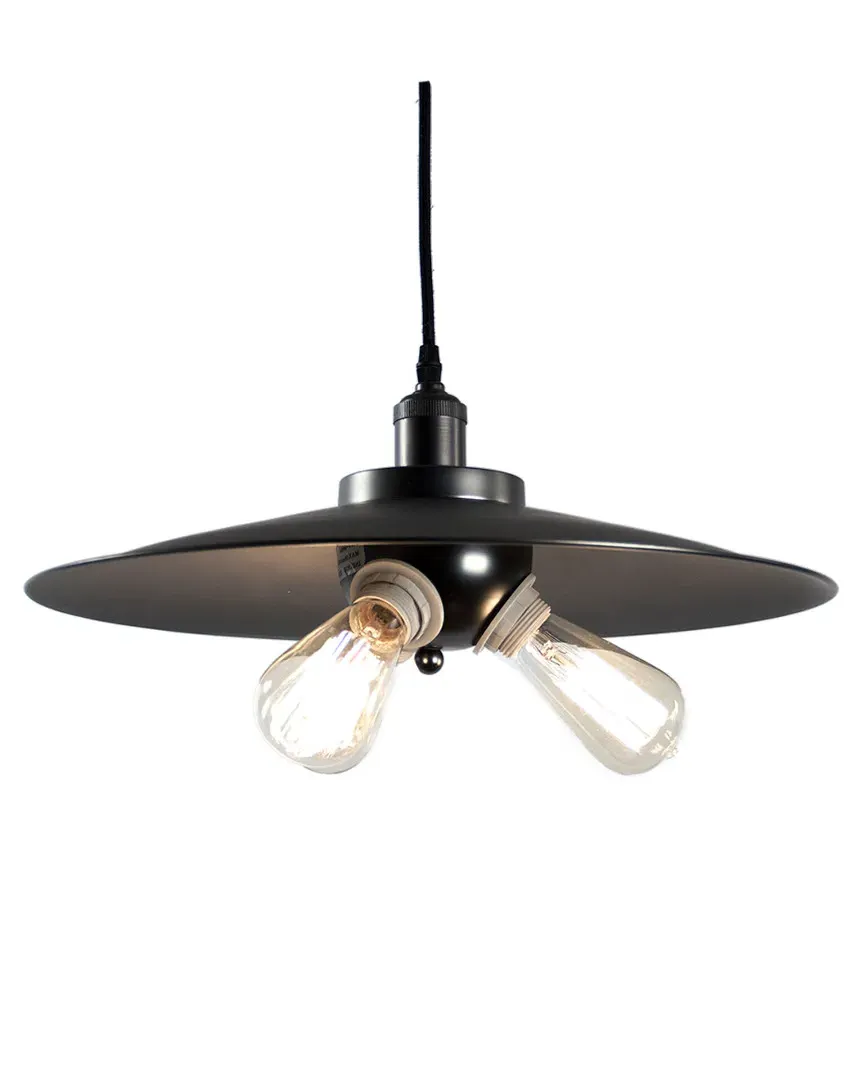 Adeline Hanging Light - Antique Black, Metal