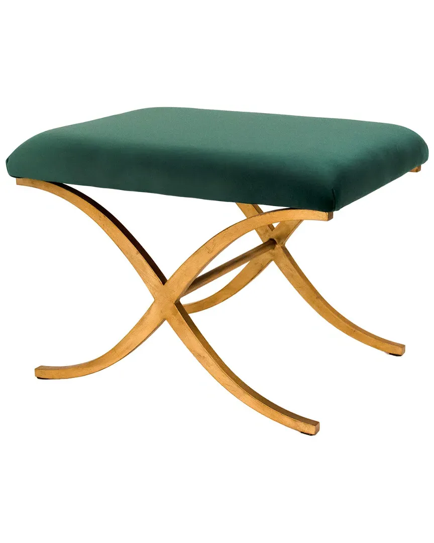 Amara Bench - Forest Green, Velvet image