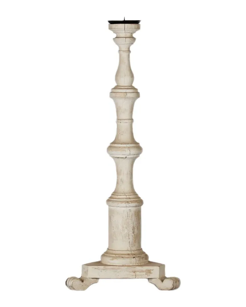 Candle Stick Holder - Cream, Birch image