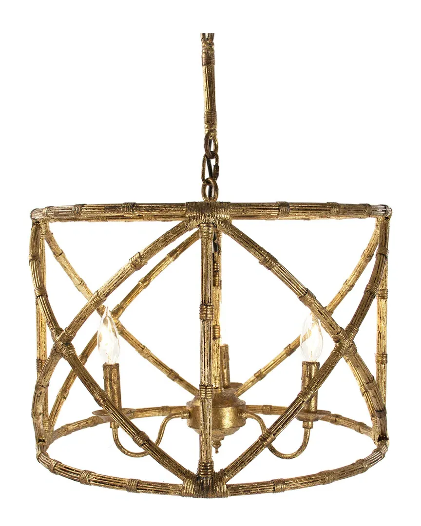 Filicia Hanging Light - Gold Leaf