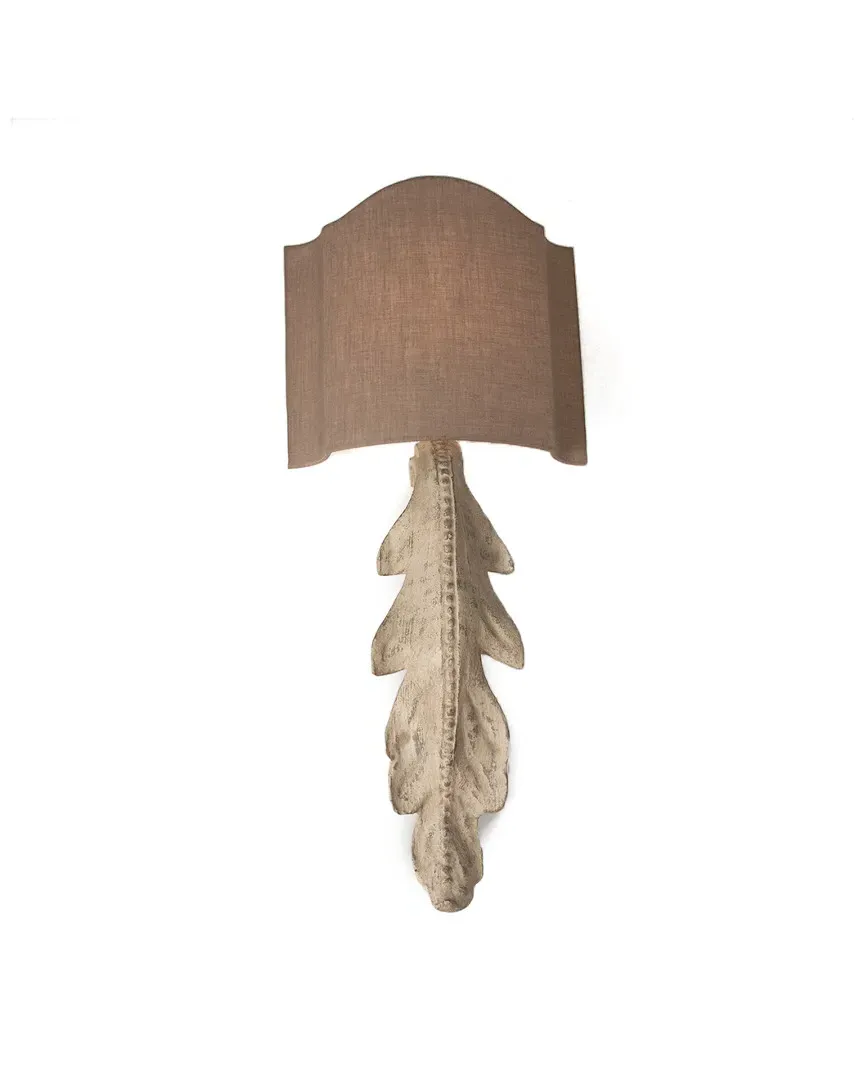 Gemma Wall Sconce - Beige, Chinese Walnut image