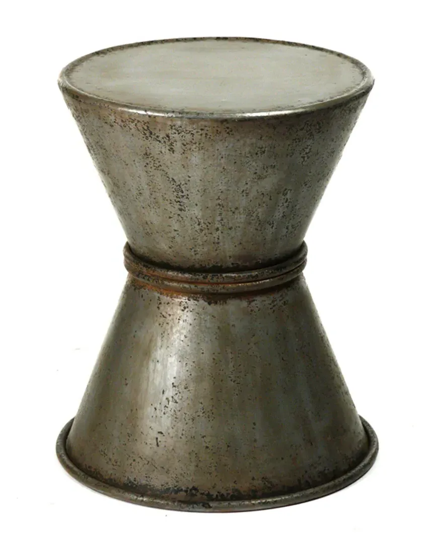 Iron Stool - Rustic Zinc image