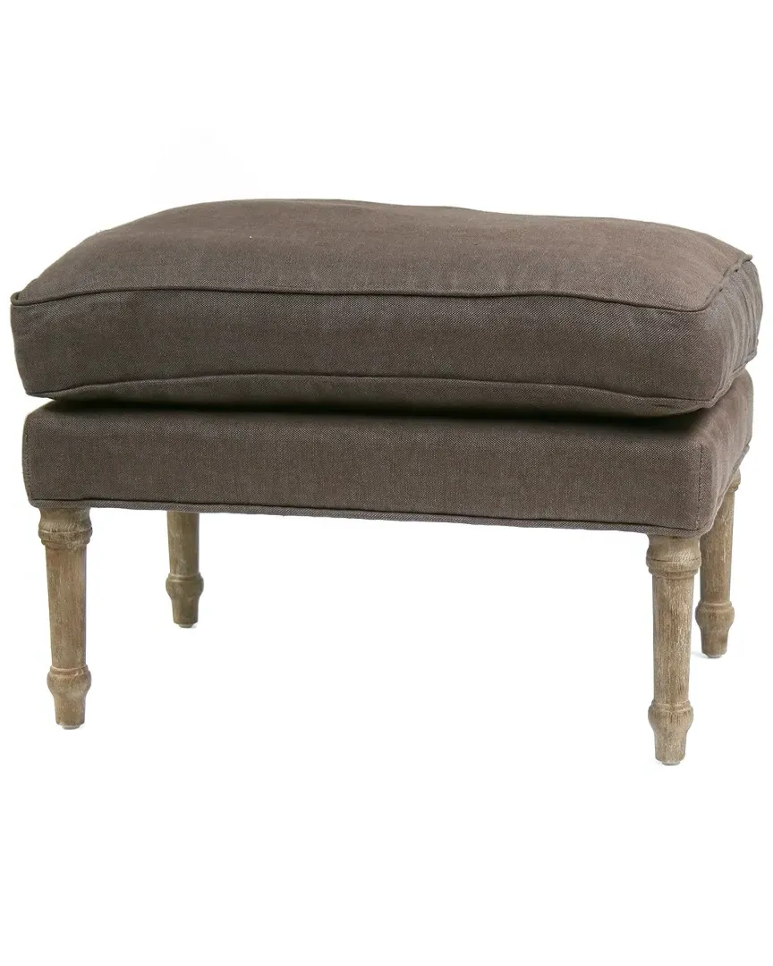 Louis Ottoman - Brown, Linen image