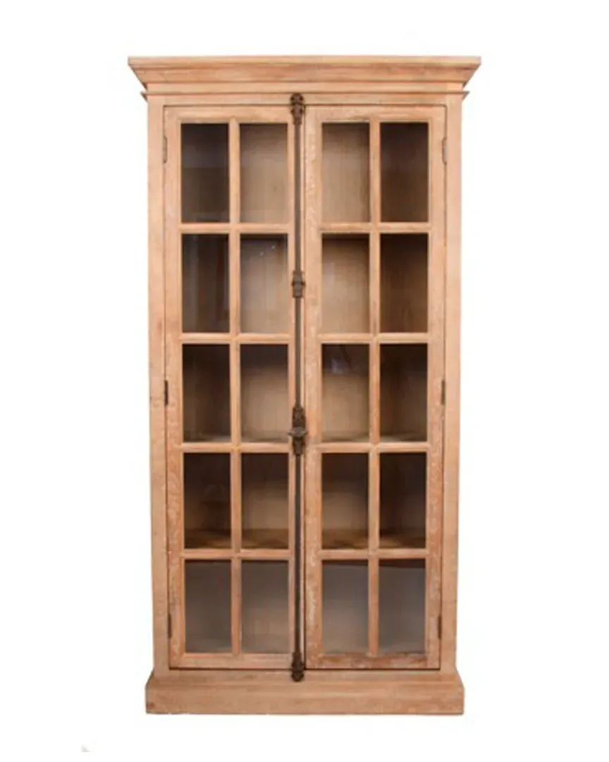 Marceline Cabinet with Glass Doors - Wood image