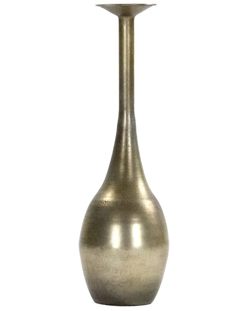 Noelle Decorative Bottle - Distressed Gold, Resin image