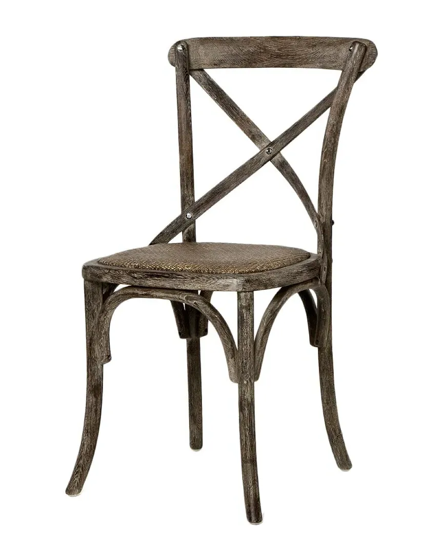 Parisienne Cafe Chair - Limed Charcoal, Oak image
