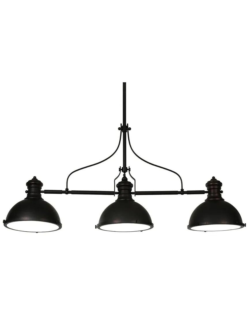 Zentique Pendant Light - Antique Brown, Metal